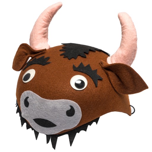 BIZONÍ KLOBÚK, ZVIERATÝ, PLSTENÝ, HNEDÝ