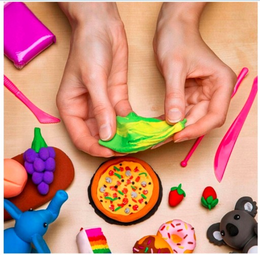PLASTICINE SENSO FOAM POLYMER CLAY 12 ks