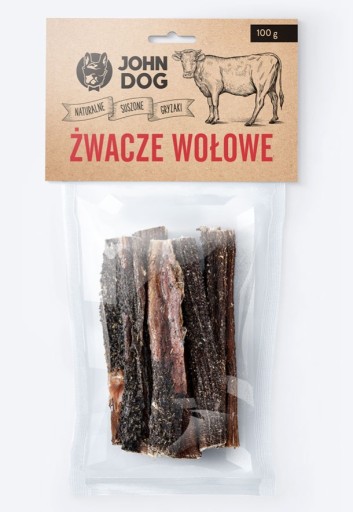 JOHN DOG Hovädzí bachorový psí pamlsok 100g