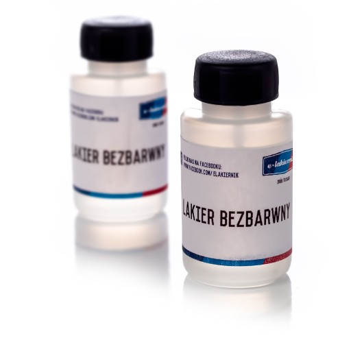 Car Clear Coat 50ml + 2 štetce Fľaša E-lak