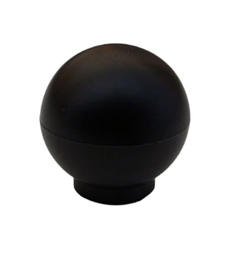 Nábytková kľučka K1 Knob Ball Matt Black + skrutky