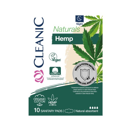 Súprava CLEANIC Naturals Organic Night & Day dámskych hygienických vložiek
