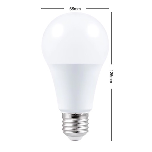 FAREBNÁ LED RGB ŽIAROVKA 12W E27 GUĽOVÁ + IR DÁLK