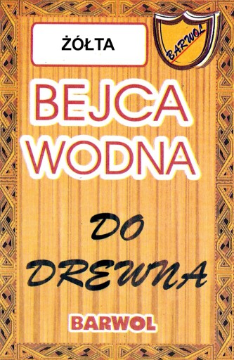 ŽLTÁ lazúra na drevo na vodnej báze