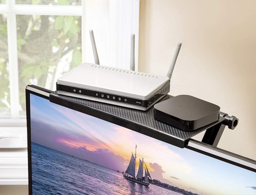 MONTOVANÝ POLIČNÝ DRŽIAK PRE TV MONITOR, TV set-top box, DVB-T, UNIVERZÁLNY