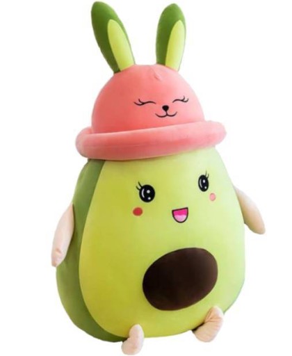PLYŠOVÝ HRAČKA AVOKÁDO MASKOT VANKÚŠOK 35cm