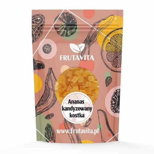 Kandizovaný ananás kocky 500 g