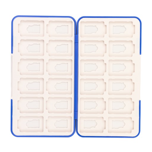 ORGANIZÁTOR POUZDRA PRE NINTENDO SWITCH OLED MICRO SD KARTU MODRÁ