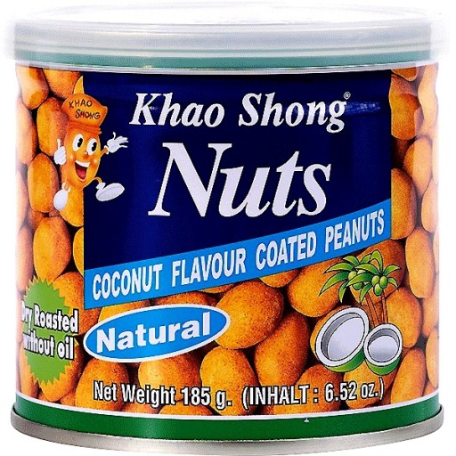 Thajské orechy v kokosovej škrupine 185g Khao