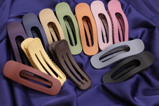 Vlásenka spona čeľusť veľká spona klips MATTE NAVY BLUE