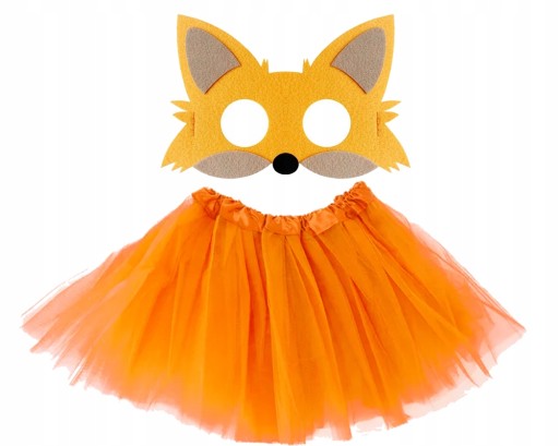 SUKŇOVÝ SET LÍŠKA MASKA Fox Ball Forest Animals KARNEVAL