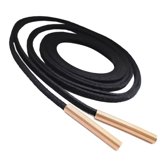 Čierny choker, zlatý náhrdelník, retro remienok, stužka