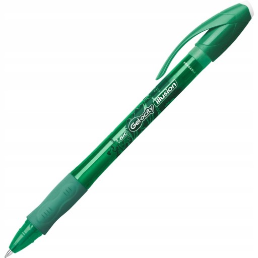 BiC Gelocity Illusion zmazateľné pero, zelené