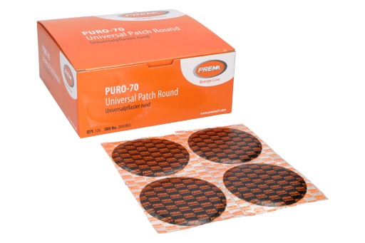 Záplata na pneumatiky kruhová 70 mm PREMA 6 ks.