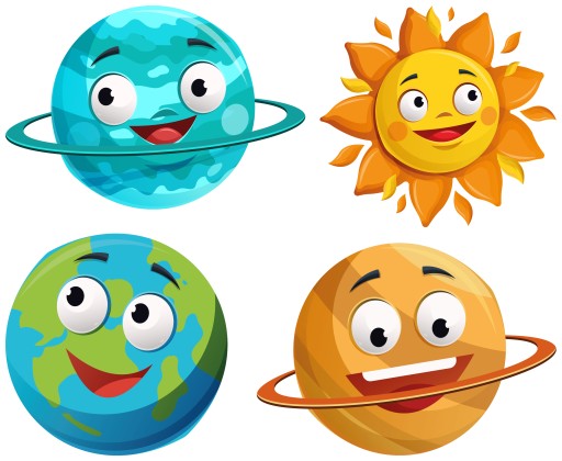 NÁLEPKY NA OKENNÉ ZRKADLO SKLO PLANET SUN