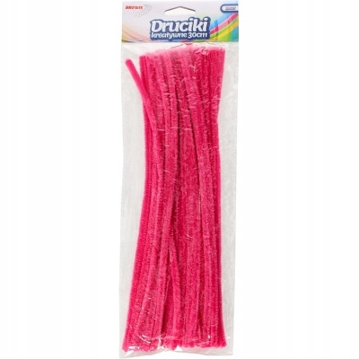 PINK CREATIVE WIRES 30 CM, 40 ks flexibilné čističe rúr BREWIS