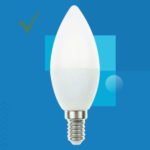 LED ŽIAROVKA E14 5W = 40W 450lm NEUTRÁLNA FARBA 4000K SVIEČKA