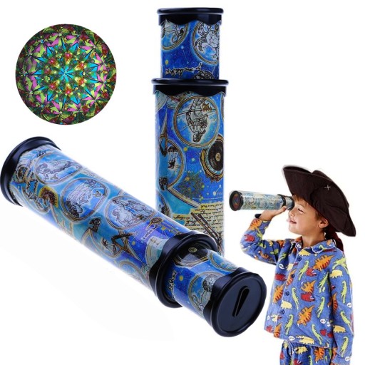 HRAČKA KALEIDOSKOP S FAREBNÝMI OKULIARMI TUBA PRE DETI VRETENKA