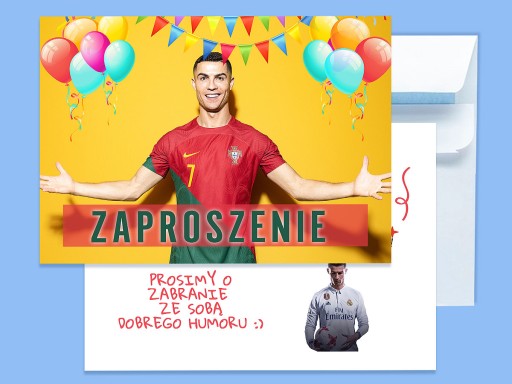 POZVÁNKA K NARODENINÁM DIEŤAŤA CRISTIANA RONALDA + OBÁLKA ZDARMA