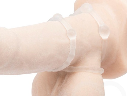 SADA 3 kompresných krúžkov SILNEJŠIA EREKCIA dlhý orgazmický sex