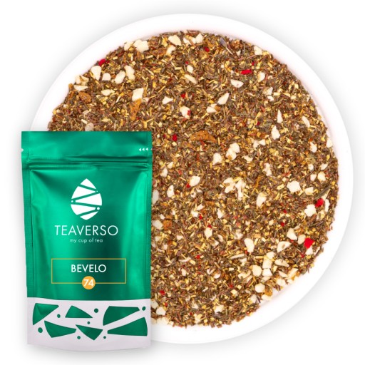ROOIBOS ČAJ ZELENÝ ZÁPAD SLNKA SLADKO MANGO BEVELO TEAVERSO 50G