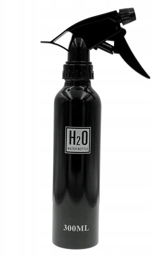 Hliníkový kadernícky rozprašovač na vodu H2O, 300 ml