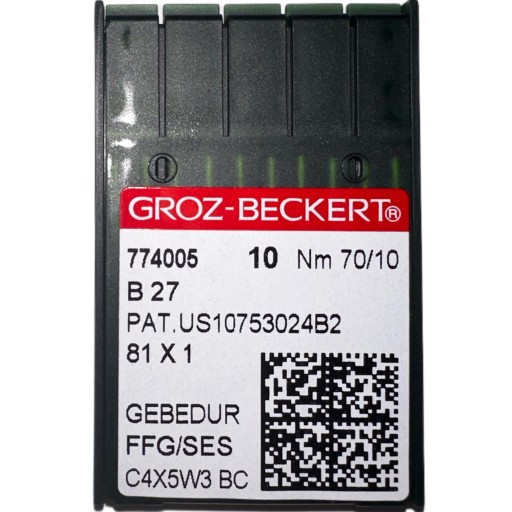 IHLY DO STROJA OVERLOCK B27 DCx27 70/10SES 10KS