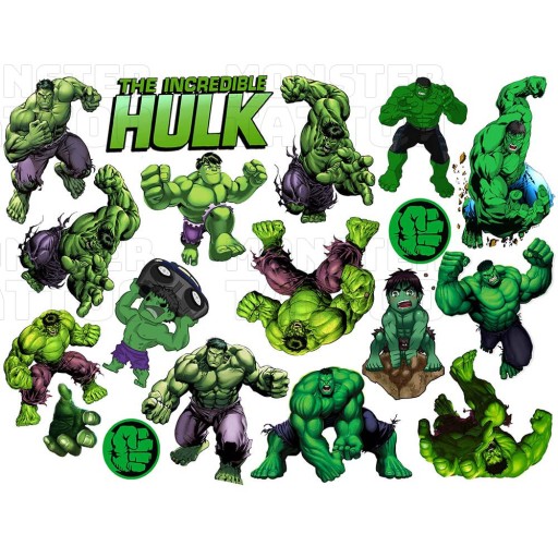 UMÝVAJÚCE DOČASNÉ TETOVANIE PRE DETI DETI HULK ORIGINÁLNE DIZAJNY