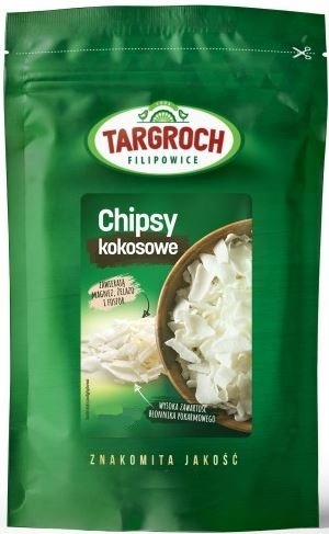 Targroch Coconut Chips Zdravá pochúťka pochúťka BIO vláknina 500g