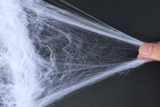 Dekorácia do vlasov Anjel z pavučiny 40g na HALLOWEEN