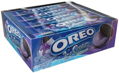 Oreo Zmrzlina Čučoriedka Čučoriedkové sušienky so smotanou Marquise Cookies 119g