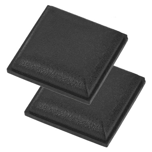 PÁR GUMOVÉ NÔŽKY PRE STĹPOVÉ POUZDRO 13x13 MONACOR HF-10