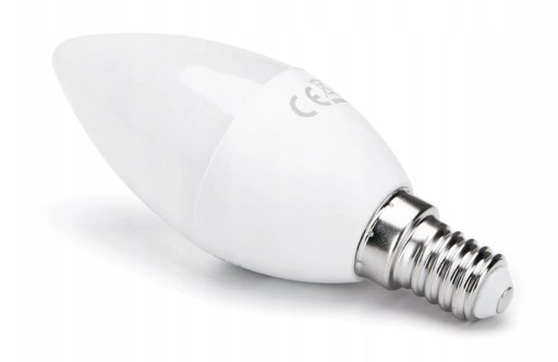 LED žiarovka s malým závitom E14 10W = 90W 6500K studená farba
