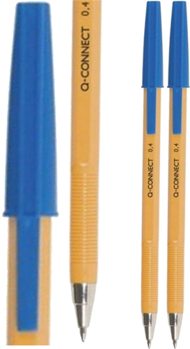 Q-CONNECT GUĽOVÝ BOD S ČIAPKOM 0,4 mm MODRÁ - 2 kusy
