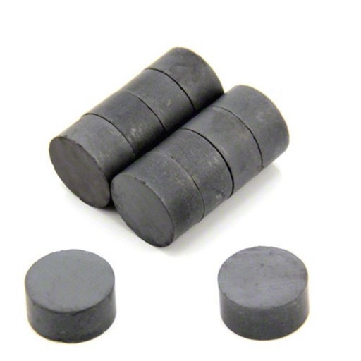 ANISOTROPNÝ FERITOVÝ MAGNET 10 kusov 10x5 mm feritových magnetov