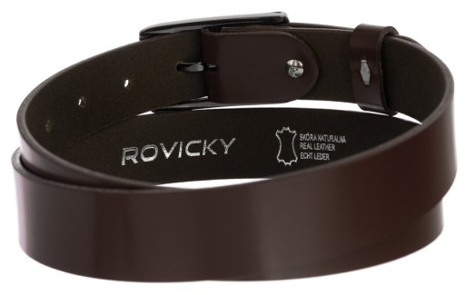 Rovicky elegantný dámsky opasok z prírodnej kože
