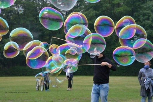 Tekutina na veľké mydlové bubliny 1L SŁUPS BUBBLES