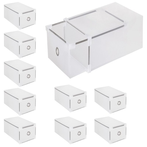 ORGANIZÉR BOX NÁDOBA NA POSUVNÉ OBUV 28x18x18cm VEĽKÁ SILNÁ 1ks