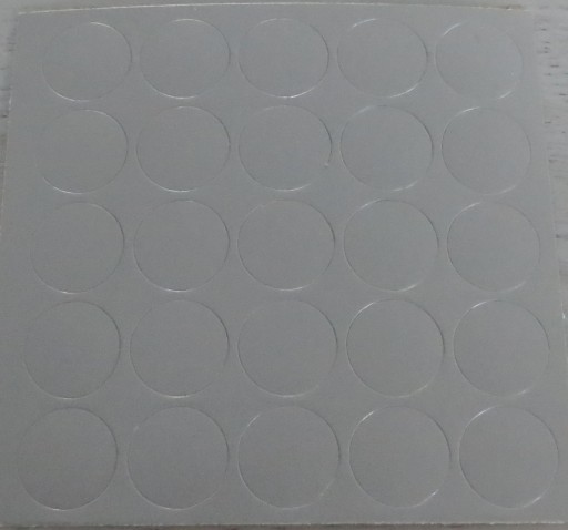 Čiapky na nábytok samolepiace 14 mm SILVER GREY