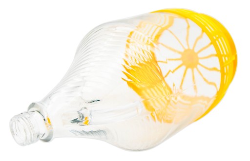 Balón LADY s uzáverom, fľaša vína v košíku, 5L
