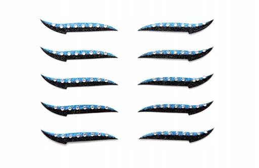 NÁLEPKY KRIŠTÁĽOV FACE ZIRCONIA 3D DIAMANTS