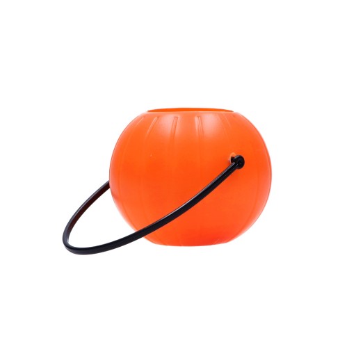 Oranžové vedierko na halloweensku mini tekvicu