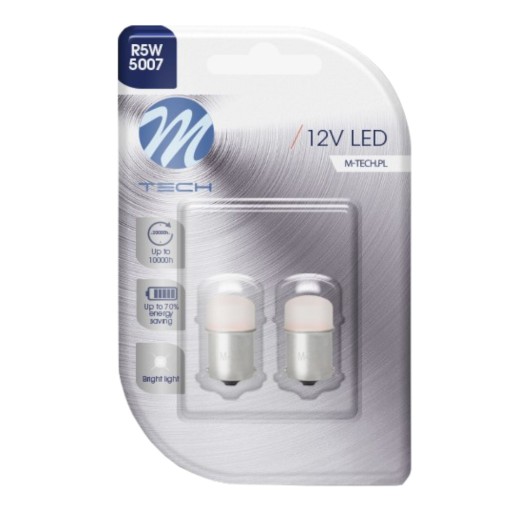 R5W LED ŽIAROVKA ČERVENÁ R10W BA15S SMD DIÓDA