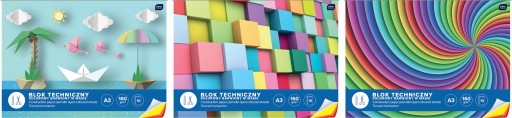Interprint, farebný technický blok A3, 10 listov