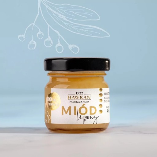 Lipový med 45g surový, nehr