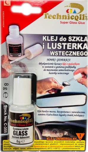 LEPIDLO NA SKLO SPÄTNÝCH ZRKADLÍ C-355 TECHNICQLL