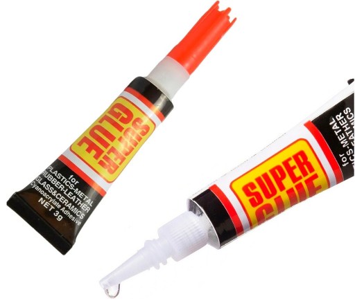 SUPER GLUE EXTRA SILNÉ SILNÉ RÝCHLO SCHNÚCE UNIVERZÁLNY BLISTER 8 ks