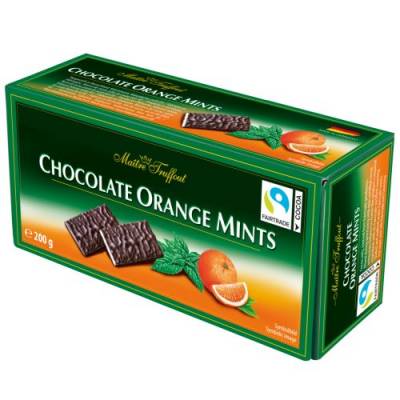 Maitre Chocolate Orange Mints čokolády 200g