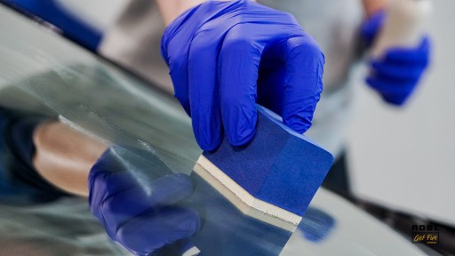 ADBL Glass Cube Felt Cube na ručné leštenie skleneného skla