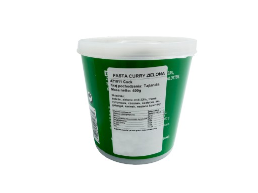 Zelená kari pasta COCK 400 g